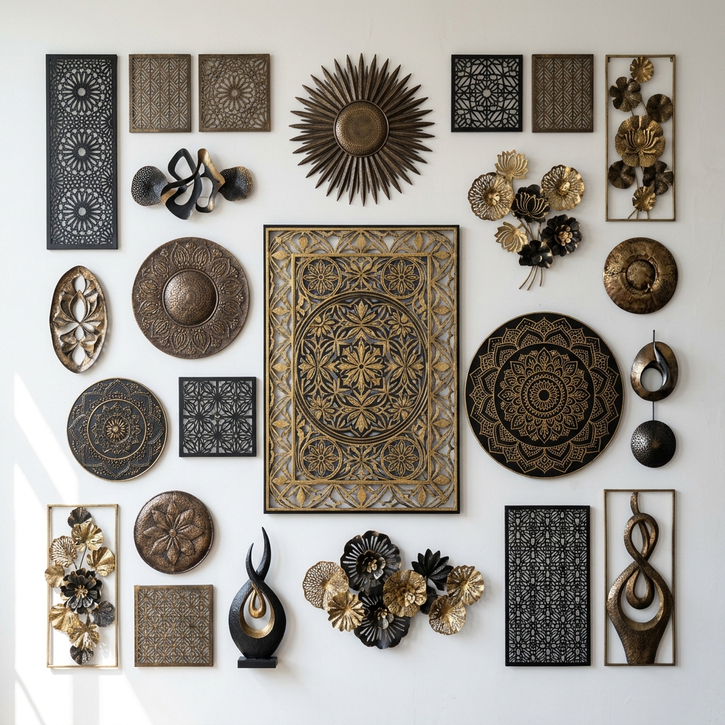 Metal Wall Décor — Indian handcrafted metal wall art