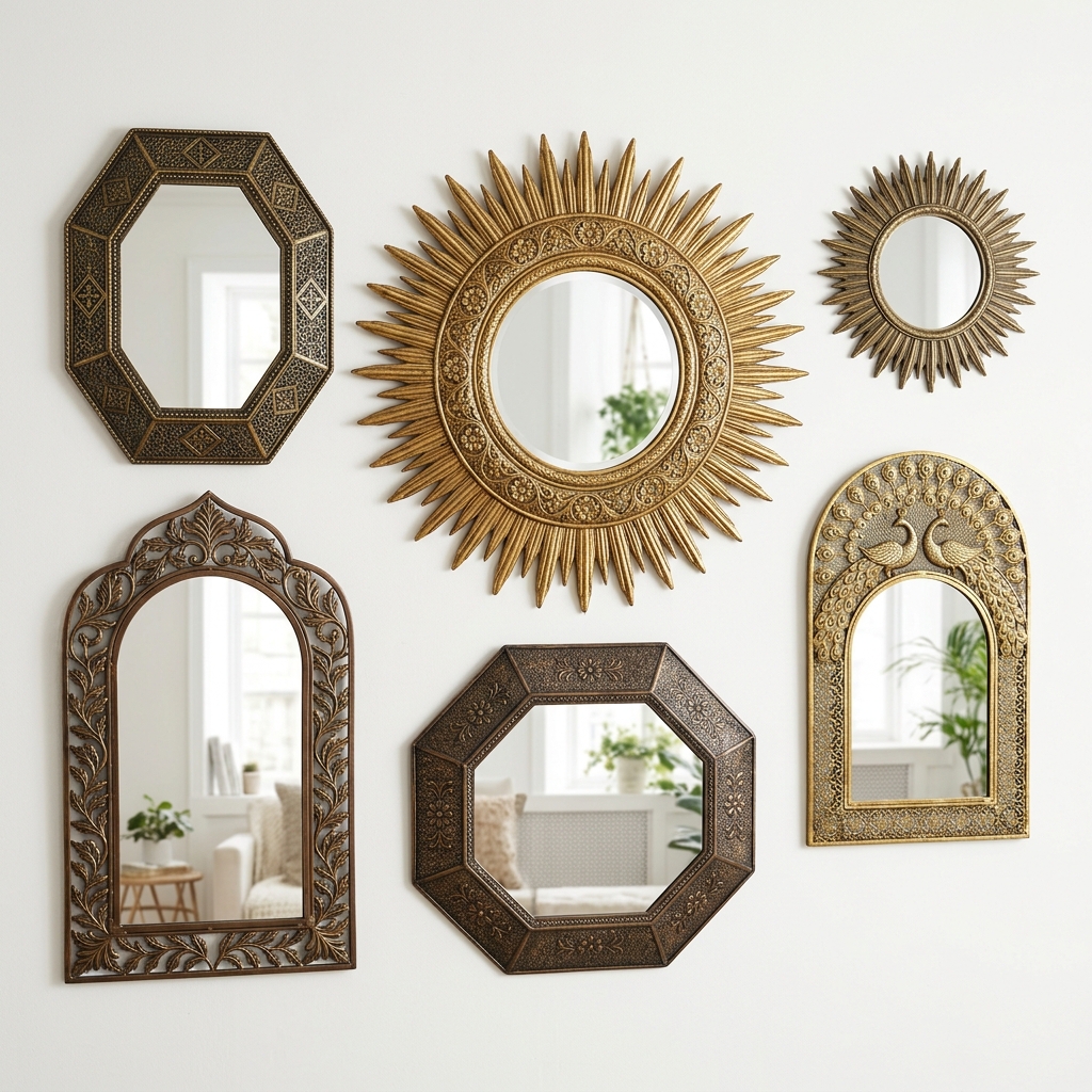 Decorative Mirrors — handcrafted ornate mirror frames